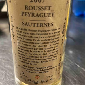 Cuvée Thumos - Rousset-Peyraguey - Alain Dejean 