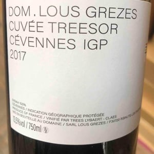 Cuvée Treesor IGP Cévennes - Domaine Lous Grèzes - luc-trees-lybaert