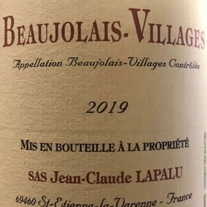 Beaujolais Villages Vieilles Vignes - Jean-Claude Lapalu - jean-claude-lapalu