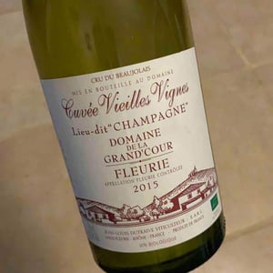 Cuvée Vieilles Vignes "Champagne" - Domaine de la Grand'Cour - jean-louis-dutraive