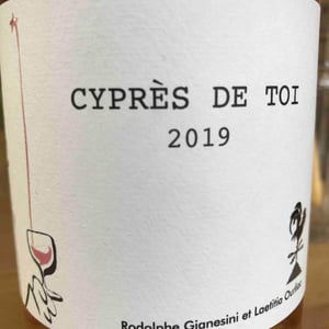 Fond Cyprès - Rodolphe Gianesini & Laetitia Ourliac - CYPRÈS DE TOI  (Blanc)