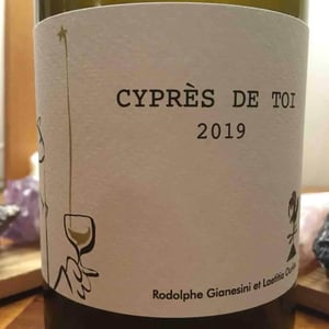 Fond Cyprès - Rodolphe Gianesini & Laetitia Ourliac - CYPRÈS DE TOI  (Blanc)