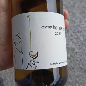 Cyprès de Toi (Blanc - old label) - Fond Cyprès - rodolphe-gianesini-laetitia-ourliac