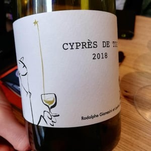 Cyprès de Toi (Blanc - old label) - Fond Cyprès - Rodolphe Gianesini & Laetitia Ourliac 