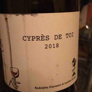 Fond Cyprès - Rodolphe Gianesini & Laetitia Ourliac - CYPRÈS DE TOI (Rouge)