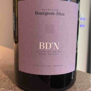 BD'B - Brut Nature - Champagne Bourgeois-Diaz - jerome-charlotte-bourgeois -2017