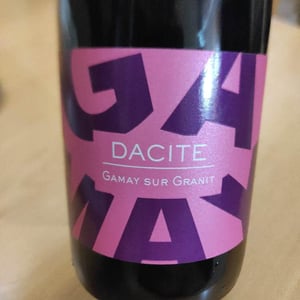 Dacite - Vins de la Madone - Gilles Bonnefoy 