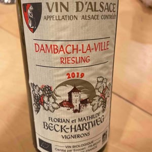 Dambach-La-Ville Pinot Gris - Florian & Mathilde Beck-Hartweg - Florian & Mathilde Beck-Hartweg -2019
