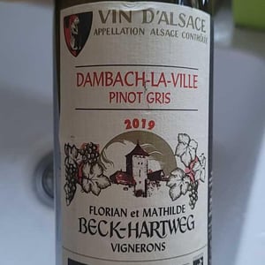 Dambach-La-Ville Pinot Gris - Florian & Mathilde Beck-Hartweg - Florian & Mathilde Beck-Hartweg -2019