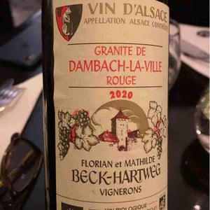 Dambach-La-Ville Pinot Noir - Florian & Mathilde Beck-Hartweg - Florian & Mathilde Beck-Hartweg 