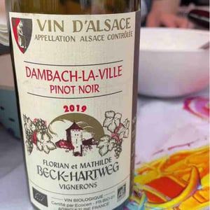 Dambach-La-Ville Pinot Noir - Florian & Mathilde Beck-Hartweg - Florian & Mathilde Beck-Hartweg 