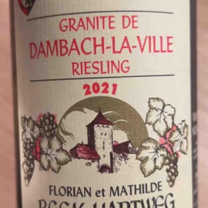 Dambach-La-Ville Pinot Noir - Florian & Mathilde Beck-Hartweg - Florian & Mathilde Beck-Hartweg 