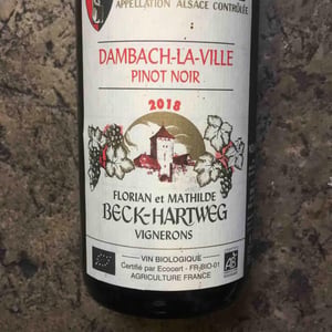 Dambach-La-Ville Pinot Noir - Florian & Mathilde Beck-Hartweg - florian-mathilde-beck-hartweg