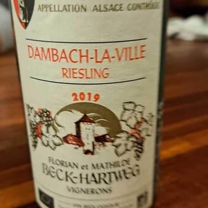 Dambach-La-Ville Riesling - Florian & Mathilde Beck-Hartweg - Florian & Mathilde Beck-Hartweg 