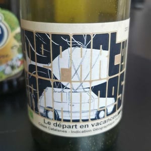 Départ en Vacances Blanc - La Cave Aux Fioles - Carlos Badia 