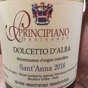Dolcetto d'Alba Sant'Anna - Azienda Agricola Principiano Ferdinando - Ferdinando Principiano 