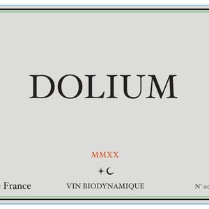 Dolium - Domaine Du Nozay - Cyril de Benoist -2020