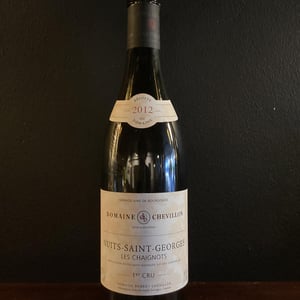 Nuits-Saint-Georges "Les Chaignots" 1er Cru - Domaine Robert Chevillon - Denis et Bertrand -2012