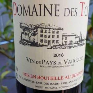 "Domaine des Tours" - Vin de Pays de Vaucluse - Blanc - Château Rayas - Château des Tours - Château de Fonsalette - emmanuel-reynaud