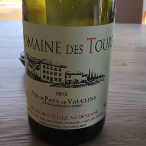 "Domaine des Tours" - Vin de Pays de Vaucluse - Blanc - Château Rayas - Château des Tours - Château de Fonsalette - emmanuel-reynaud