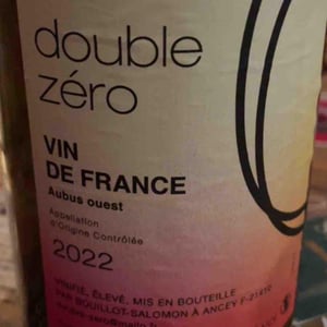 Double zéro - Bouillot-Salomon - francois-claire-bouillot-salomon -2022