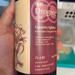 Drogone - Cantina Giardino - Antonio Di Gruttola & Daniela De Gruttola 