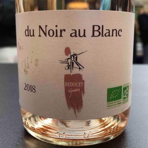 du Noir au Blanc - Bedouet Vigneron - bedouet