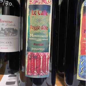 Poggio d'Oro sangiovese Riserva - Le Calle - Riccardo Catocci 