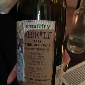 Eclectik Violet - Smallfry Wines - wayne-ahrens-suzi-hilder