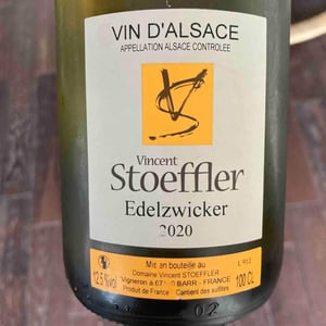 Edelzwicker - Domaine Vincent Stoeffler - Vincent & Adrien Stoeffler -2020