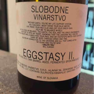 Eggstasy Of Wine Alpinist - Slobodné Vinárstvo - Majer Zemianske Sady - Michal Kuropka, Agnes Lovecká, Katarína Kuropková 