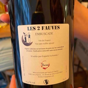 Embuscade - Domaine De L’envol - Bernard, Manuela, Daniel, Raphaël & Catherine Hirsinger -2018