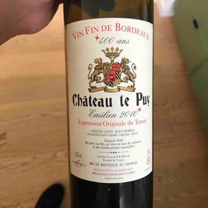 Château le Puy - Jean-Pierre & Pascal Amoreau - Emilien