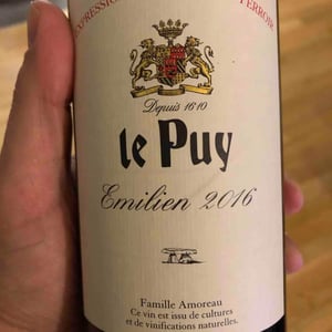 Château le Puy - Jean-Pierre & Pascal Amoreau - Emilien