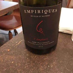 Empiriques l'Amphore - Clos Marfisi - Julie & Mathieu Marfisi 
