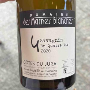 Domaine Des Marnes Blanches - Pauline & Géraud Fromont - En Quatre Vis Savagnin