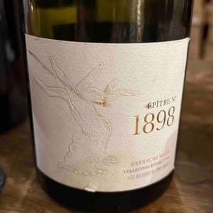 Epitre N°1898 Grenache Blanc - Les Editions de Vins Rares - Loïc Mignotte , Renaud Saunier & Jean-Armand Bloc 