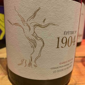 Epitre N°1904 - Les Editions de Vins Rares - Loïc Mignotte , Renaud Saunier & Jean-Armand Bloc 