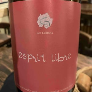 Esprit Libre - Clos des Grillons - Nicolas Renaud 