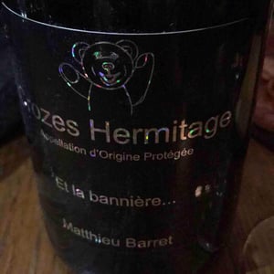 Crozes Hermitage 2018 - Domaine du Coulet - Matthieu Barret