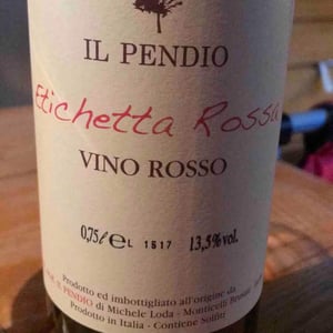 Etichetta Rossa - Il Pendio - Michele Loda 