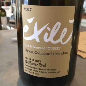 Domaine Jousset - Lise & Bertrand Jousset - Exilé Blanc