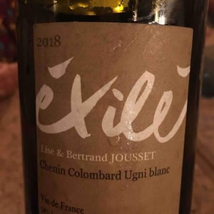 Domaine Jousset - Lise & Bertrand Jousset - Exilé Blanc
