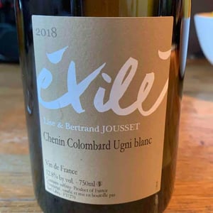 Domaine Jousset - Lise & Bertrand Jousset - Exilé Blanc