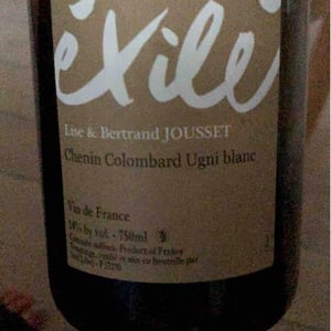 Domaine Jousset - Lise & Bertrand Jousset - Exilé Blanc