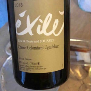 Domaine Jousset - Lise & Bertrand Jousset - Exilé Blanc