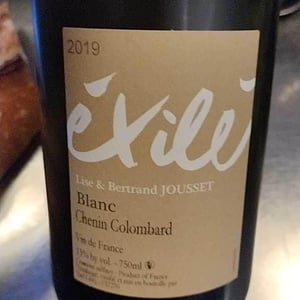Exilé Blanc - Domaine Jousset - lise-bertrand-jousset