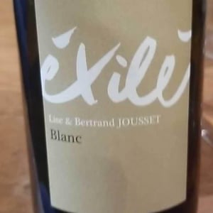 Domaine Jousset - Lise & Bertrand Jousset - Exilé Blanc