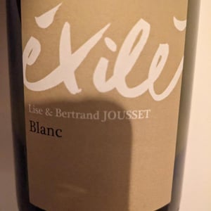 Domaine Jousset - Lise & Bertrand Jousset - Exilé Blanc