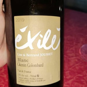 Domaine Jousset - Lise & Bertrand Jousset - Exilé Blanc